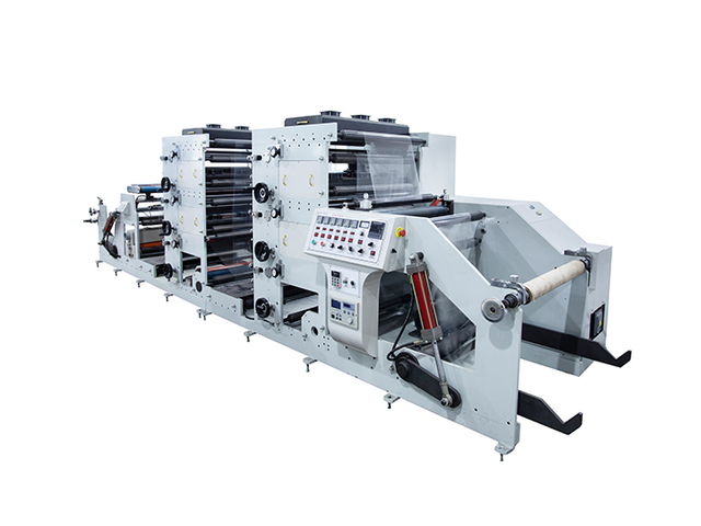 New Model High Quality 3+3 Color 650 Width Coated Paper Flexo Printing Machine 