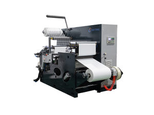 Rotary Die Cutting Machine with Turret Rewinding And Scraper Knife Waste Removal