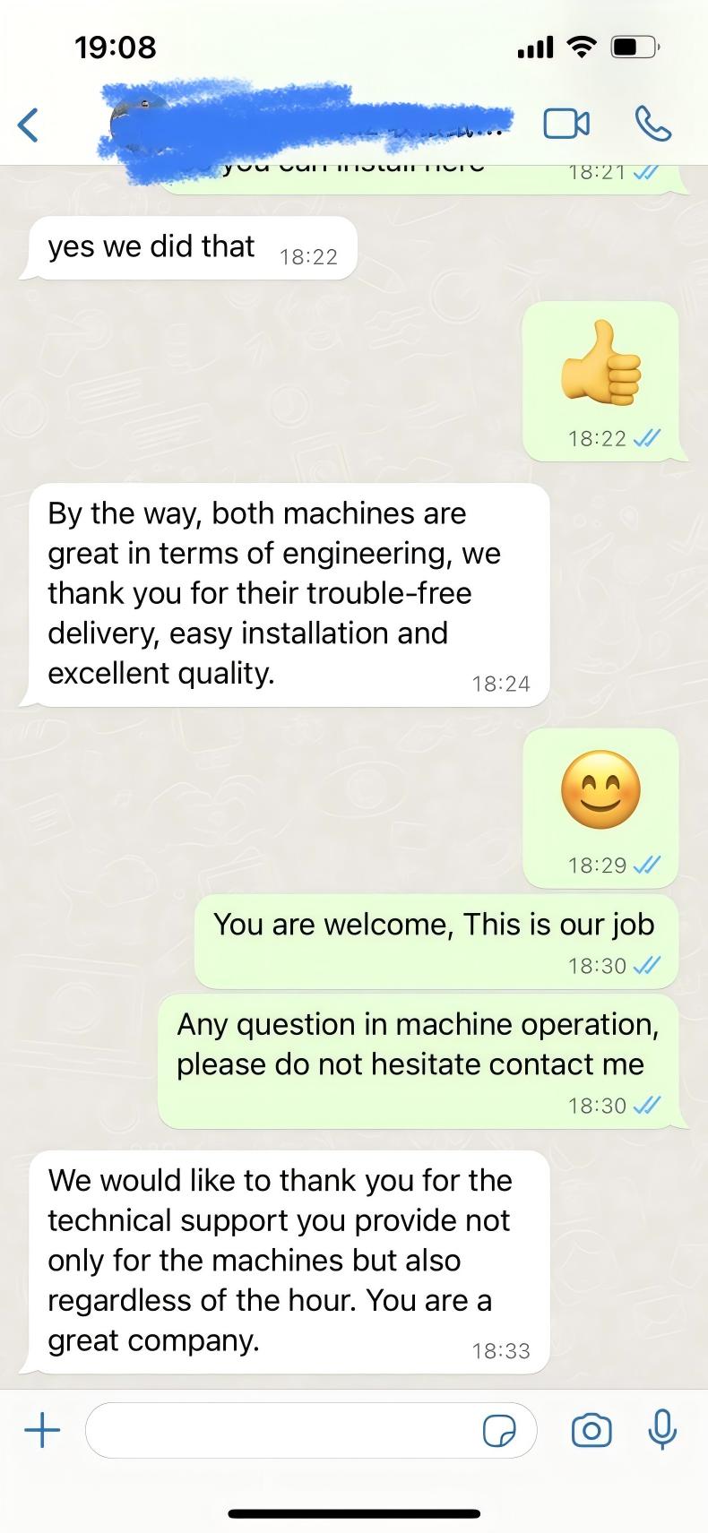 Inline Flexo Printing Machine Customer Feedback Inline Flexo Printing Machine Customer Feedback