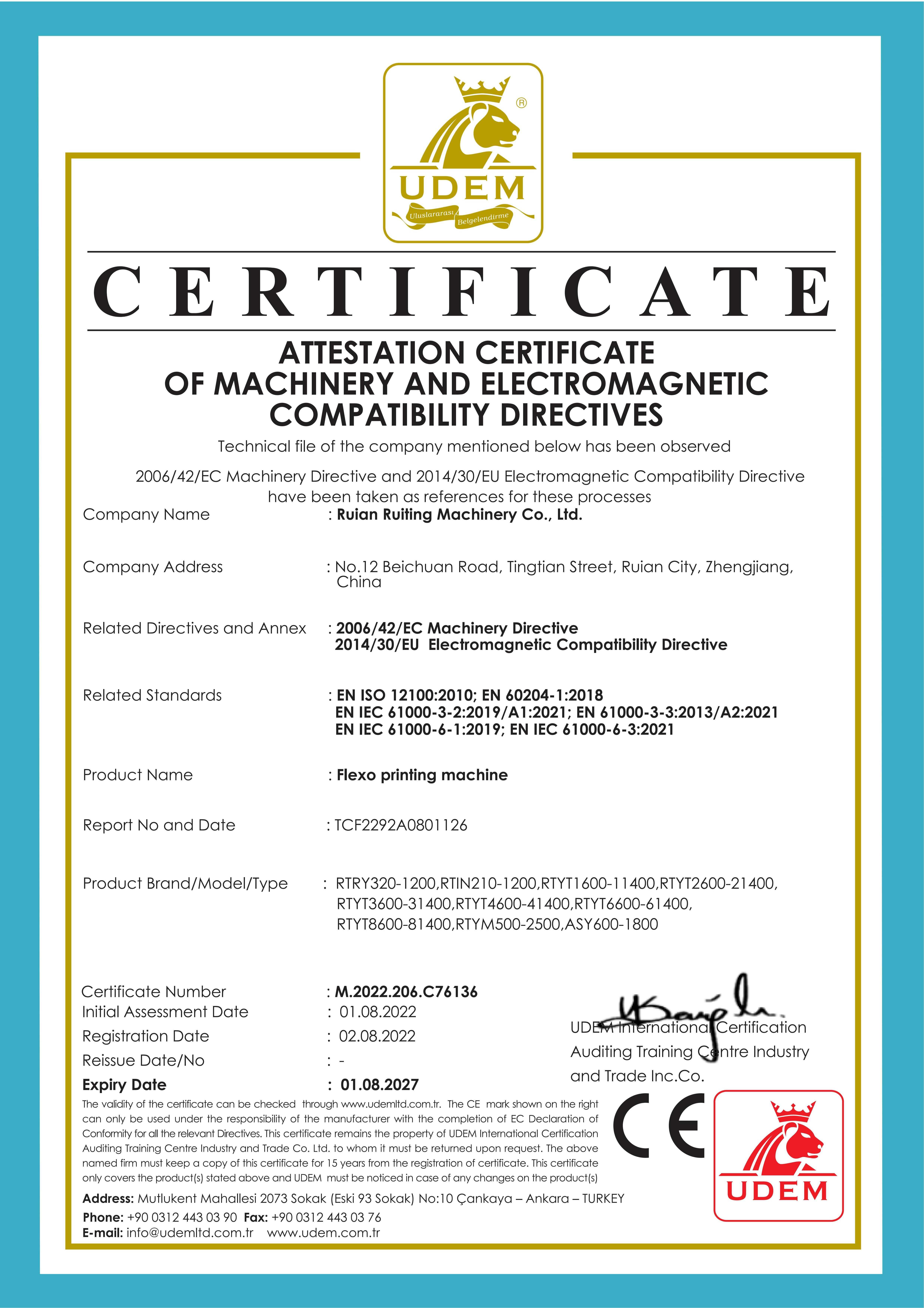 Flexo printing machine CE Flexo printing machine CE