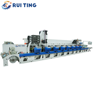 Online Ink Pump Flexo Printing Machine With Rotary Die Cutting And Slitting Unit